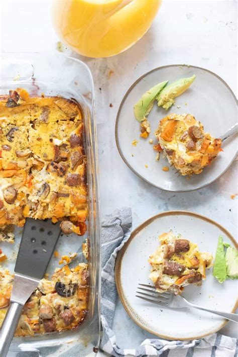 Easy Turkey Sausage Breakfast Casserole - Bucket List Tummy