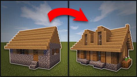 Minecraft: How To Remodel A Village Large House - YouTube