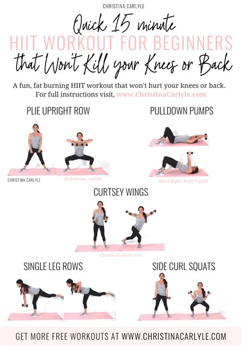 Low Impact HIIT Workout that Burns Fat & Won't Hurt your Knees & Back