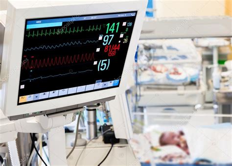 Patients monitor in neonatal ICU Stock Photo by ©beerkoff1 34137889