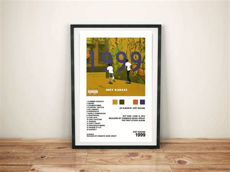 Joey Badass / 1999 / Album Cover Poster Poster Print Wall Art - Etsy