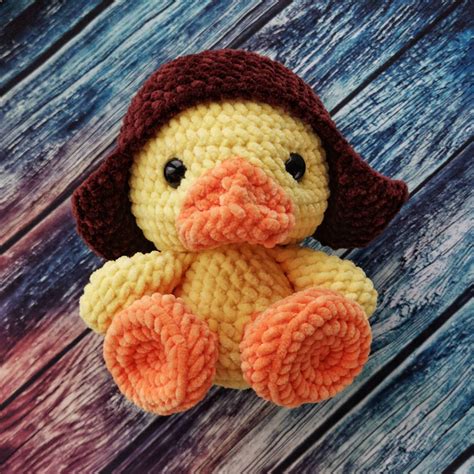 Crochet duck kawaii plushie. Crochet stuffed animal kids | Etsy