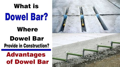 What is Dowel Bar in Civil Engineering - Purpose of Dowel Bar in ...