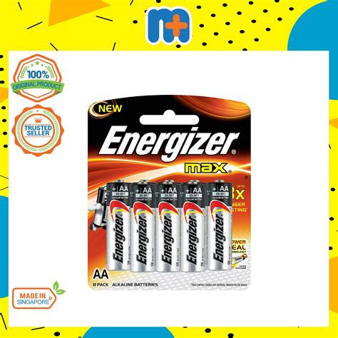 ENERGIZER MAX AA 8PC [E91BP8M]