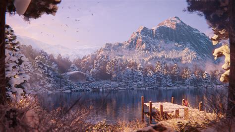 Snowy Mountain Sunset - Finished Projects - Blender Artists Community