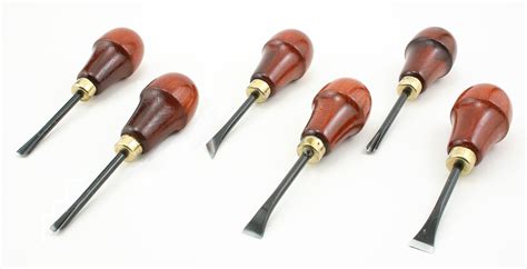 WOOD CARVING TOOL SET-6PC - PALM HANDLE - Robert Larson Company