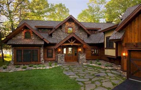 Exterior Modern Rustic Home Design