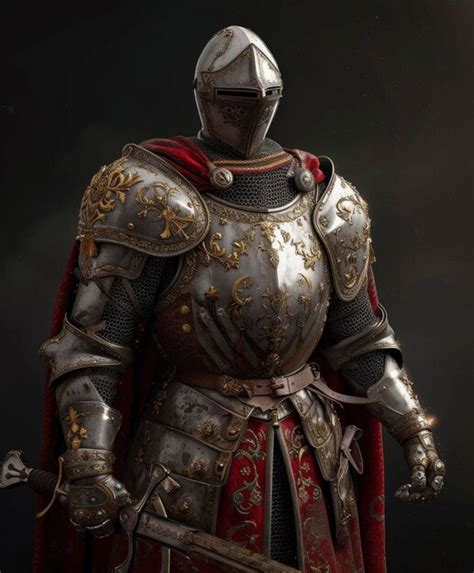 Premium Photo | Medieval knight in armor