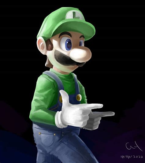 Luigi - Super Smash Bros. Melee by TerriblePing on DeviantArt