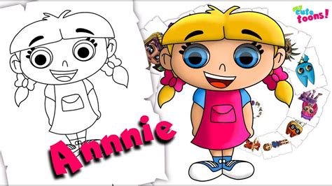 Little Einsteins: How to Draw Annie | Easy Drawing Tutorial - YouTube ...