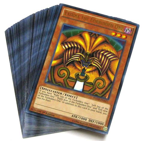 YuGiOh Yugis Legendary Decks Yugis Exodia Deck Structure Deck Loose ...