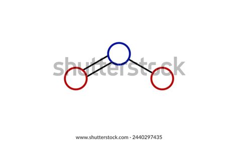 Nitrogen Dioxide Molecule Structural Chemical Formula Stock ...