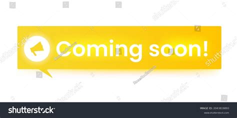 Coming Soon Sign Template Vector Tag Stock Vector (Royalty Free ...