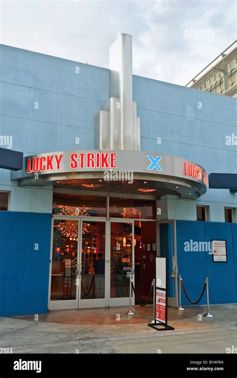 Lucky strike upscale bowling alley hi-res stock photography and images ...