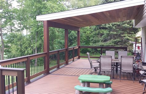 Covered Back Deck | Deck designs backyard, Patio deck designs, Covered ...