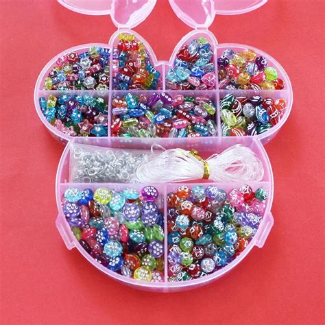 Plastic Acrylic Beads Kit Accessories GirlsToys Beads For Jewelry ...