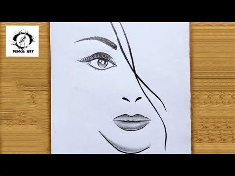 Woman Face Drawing Easy