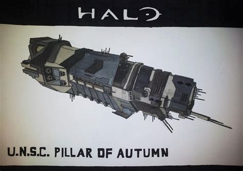 UNSC Pillar of Autumn by MrScribblez on DeviantArt