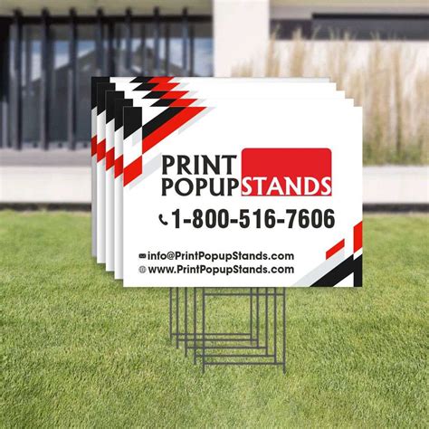 Bulk Yard Signs, Custom Yard Sign Printing, Online Yard Signs - Print ...