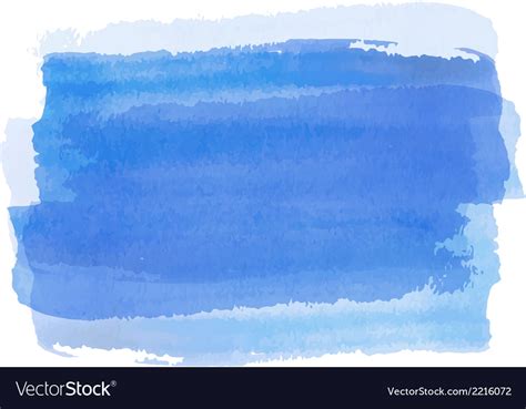 Blue watercolor background banner for your design Vector Image