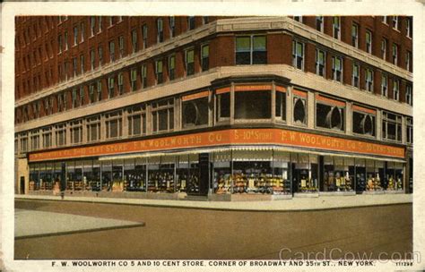 F. W. Woolworth Co. 5 and 10 Cent Store, Corner of Broadway and 35th St ...