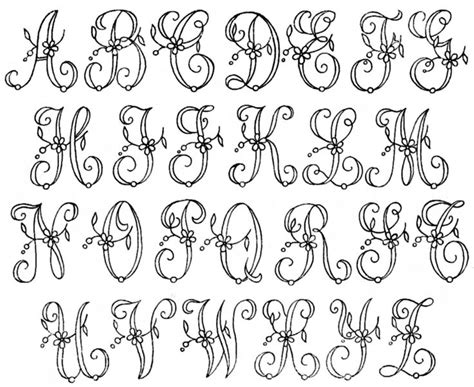 Free Printable Hand Embroidery Letters | Hand Embroidery