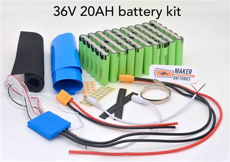 36V 20Ah Maker Battery Module Kit – DIY Batteries