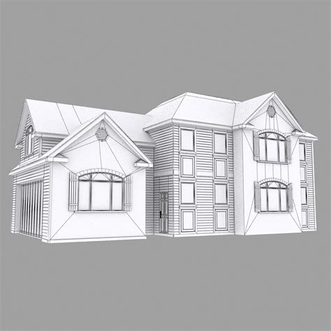 3d - Mansion House 1 Model