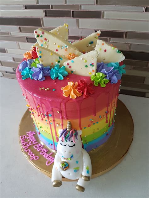 Unicorn Rainbow Cake - Rashmi's Bakery