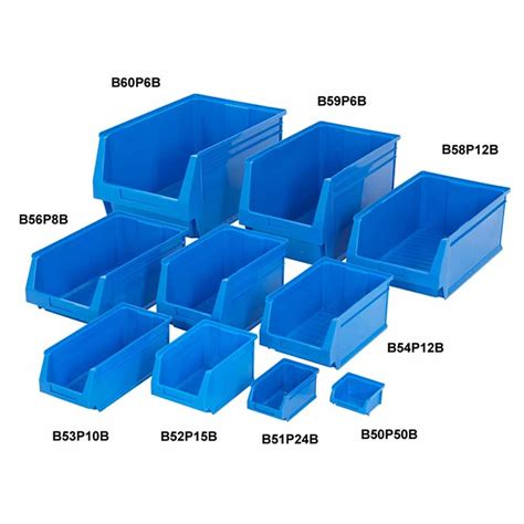 Small Parts Plastic Storage Bins 9 Sizes in 3 Colours