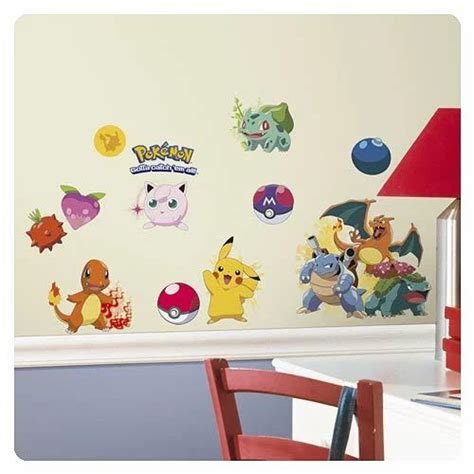 PVC Pokemon Wall Stickers at ₹ 75/sheet in Mumbai | ID: 13904090855