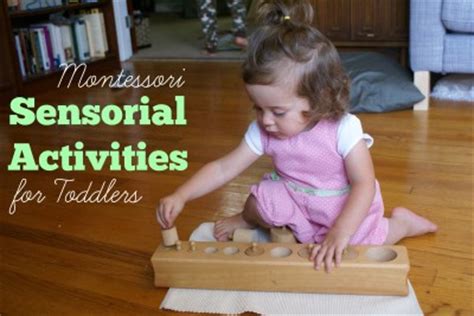 Sensorial Activities for Toddlers