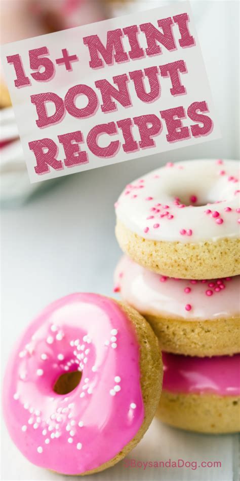 Perfect Mini Donut Recipes | use a donut maker for ease