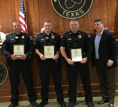 4 Katy police officers recognized for saving lives