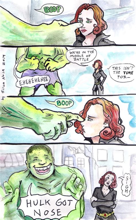 Hulk and Black Widow by silvanoir.deviantart.com on @DeviantArt # ...