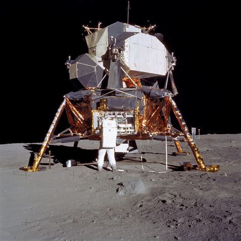 View Apollo 11 Lunar Module As It Rested on Lunar Surface - Moon: NASA ...