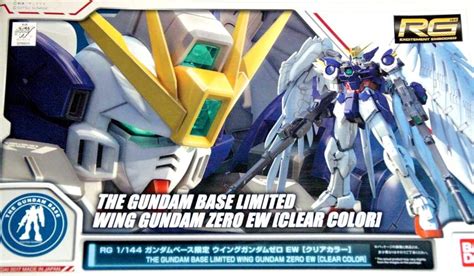 THE GUNDAM BASE LIMITED RG WING GUNDAM ZERO EW (CLEAR COLOR) | Lazada PH