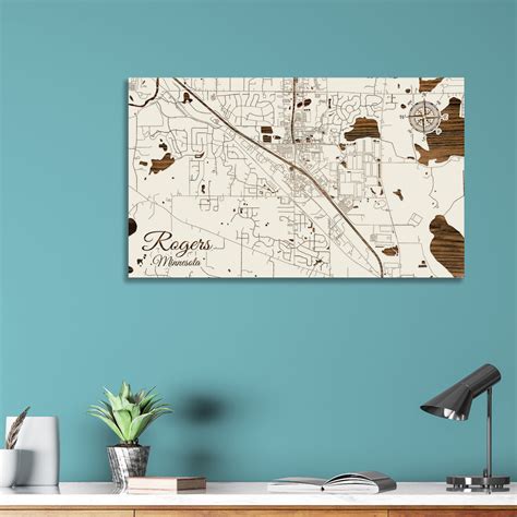 Rogers, Minnesota Street Map – Fire & Pine