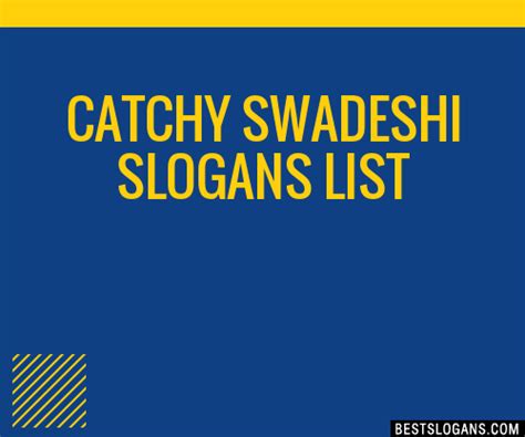 100+ Catchy Swadeshi Slogans 2024 + Generator - Phrases & Taglines