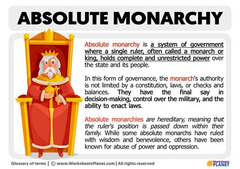 What is an Absolute Monarchy | Definition of Absolute Monarchy