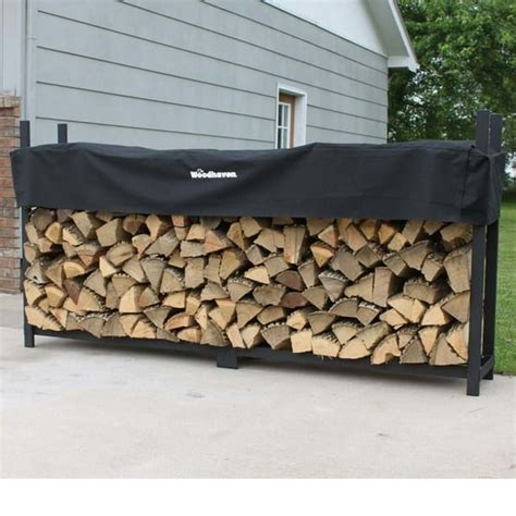 1/2 Cord Woodhaven Firewood Rack and Cover - Walmart.com - Walmart.com