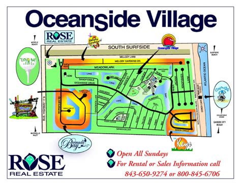 Oceanside Village & Area Maps - Oceanside Village - Oceanside Resort ...