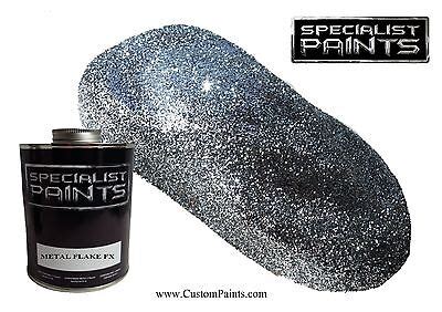 Pint of SILVER Metal Flake Medium - 008HEX, Automotive Custom Paint | eBay