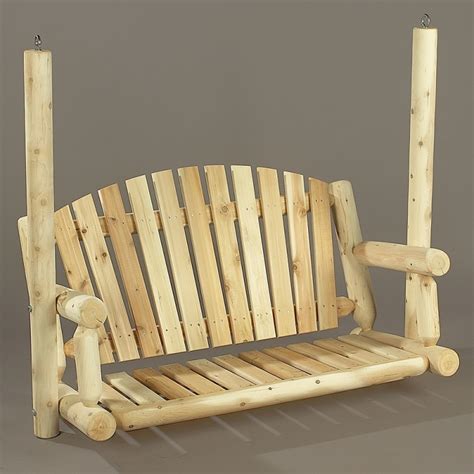 Cedar Log 5ft Yard Swing - Lakeland Mills Furniture Co