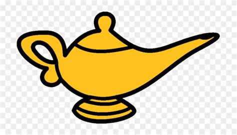 Download Oil Lamp Clipart Aladdin's Lamp - Cartoon Genie Lamp Png ...