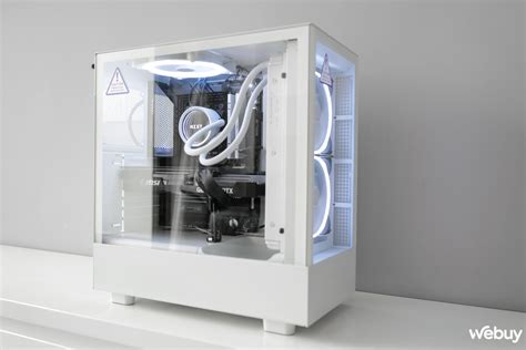 Đánh giá case máy tính NZXT H5 Elite White: Vẫn thoáng khí, nhưng sự ...