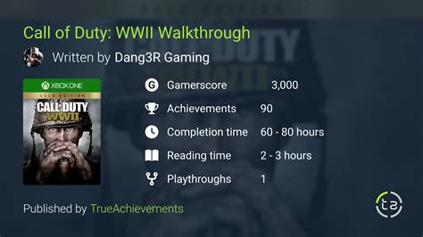 Call of Duty: WWII Walkthrough