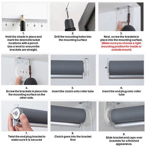 Installation - Plain Roller Shade – Art Shades