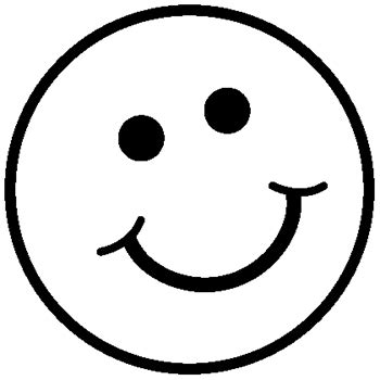 Free Black And White Smiley Face Clipart, Download Free Black And White ...