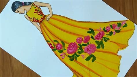 Fashion Designs Drawings Dresses